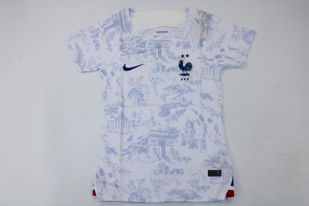 AAA Quality France Woman 2022 World Cup Away Soccer Jersey